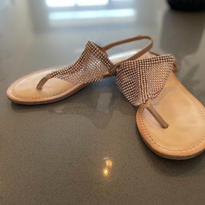 Madden NYC Sarrah Rose Gold Sandals